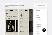 Chic de Rue - E-Commerce Mobile App, an App Template by productype1 (Thumbnail 2 of 5)