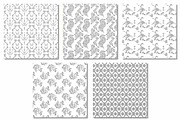 Silver Foil Pattern Digital Papers, a Pattern Graphic by Scrapbook Gems (Thumbnail 3 of 3)