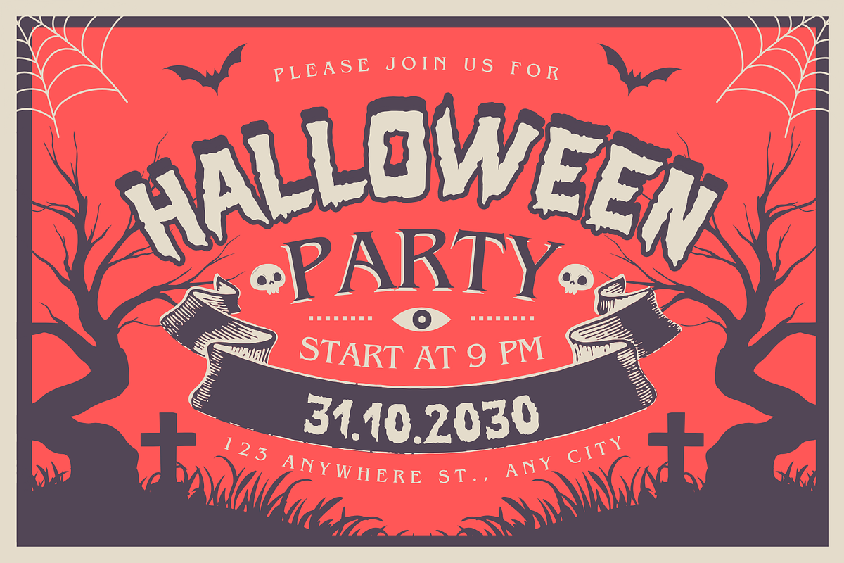 Jagged Terror is a Halloween font, a Sans Serif Font by Brown Cupple (Photo 5 of 10)