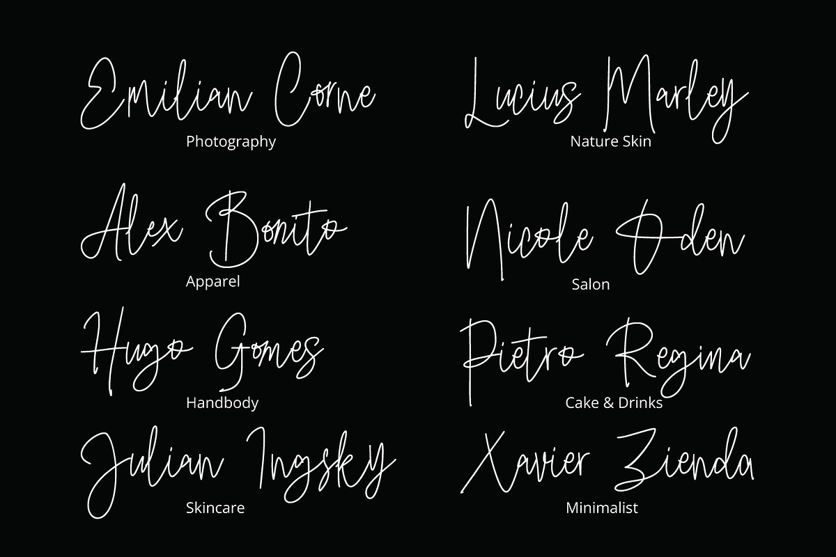 Dunkerlest Signature, a Handwritten Font by Eltypesstudio (Photo 5 of 10)