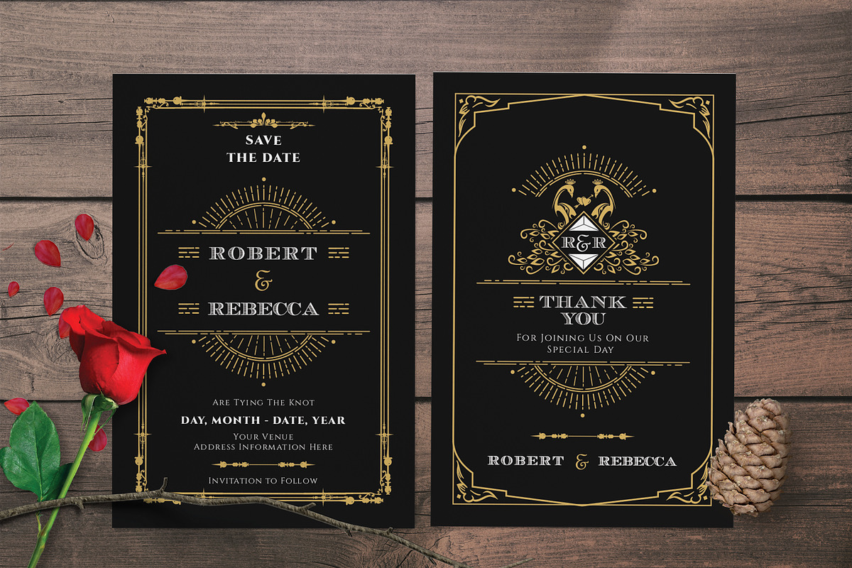 ORNAMENT WEDDING INVITATION, an Invitation Template by Totem Invitation House (Photo 2 of 4)