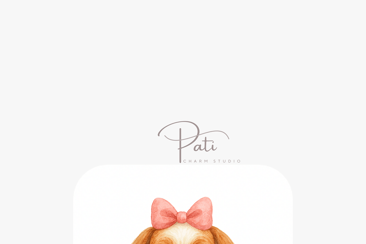 26 Cute Dog Clipart, an Animal Illustration by Pati Charm Studio (Photo 6 of 8)