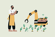 Agriculture Technology Illustration, a Technology Illustration by Jump Studio (Thumbnail 9 of 10)