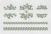 Melissa: watercolor floral elements, an Illustration by vivo e verde (Thumbnail 3 of 11)