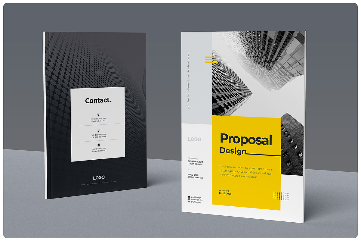 Proposal 24 Pages | DOCX, InDesign, a Brochure Template by BrochuresFactory (Photo 3 of 11)