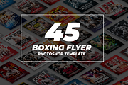45 Boxing Flyer Template Bundle, a Flyer Template by NanoAgency (Thumbnail 1 of 2)