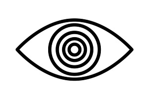 Eye icon, an Icon by Sumberpangan