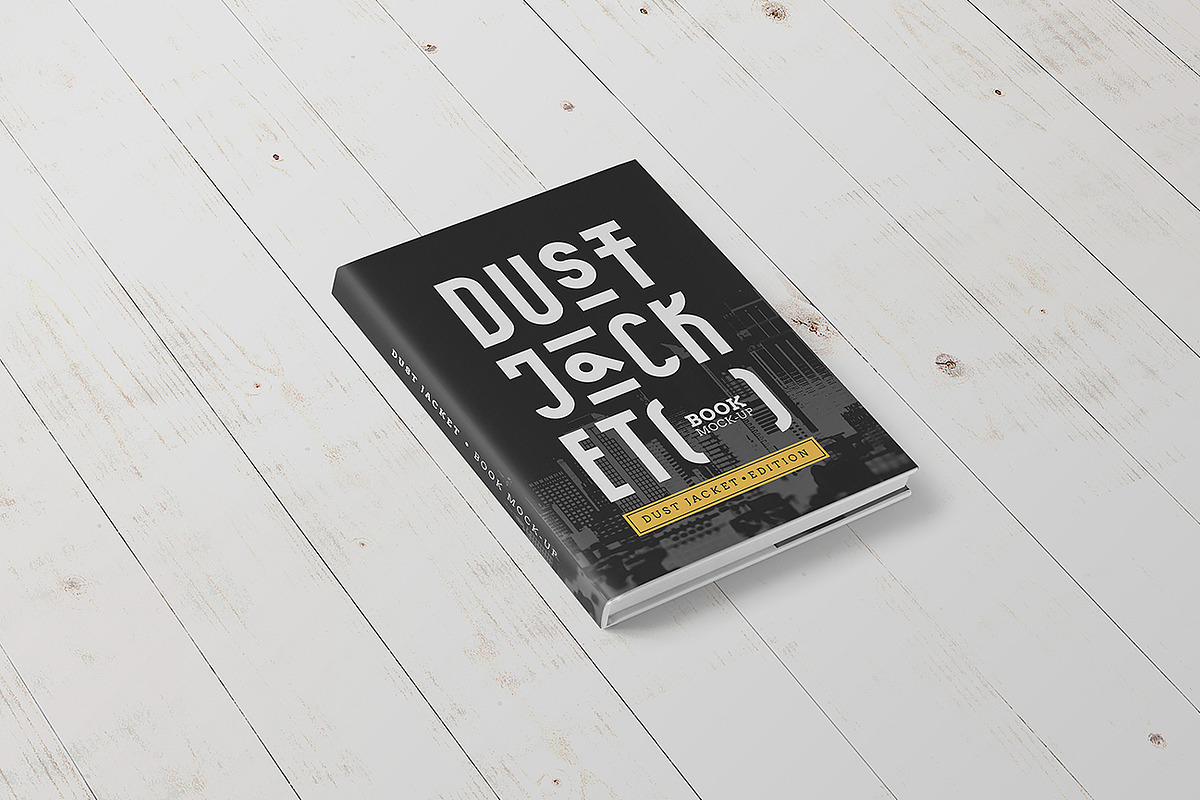 Book Mock-Up / Dust Jacket Edition, a Books & Magazine Mockup by PuneDesign (Photo 5 of 12)