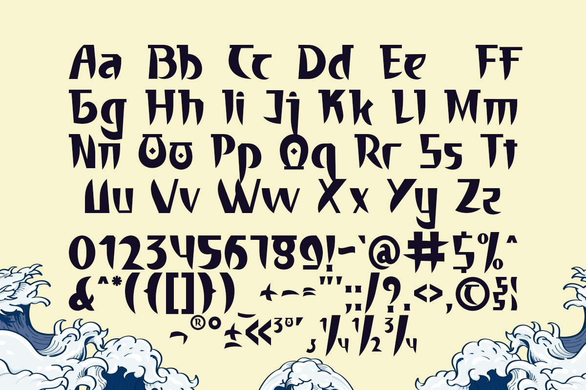 福袋・半額ポスター - クリーニング屋さん専用の通 Japanese - Zenbou and by Font Handwritten a Font, Korean テープ・マスキングテープ