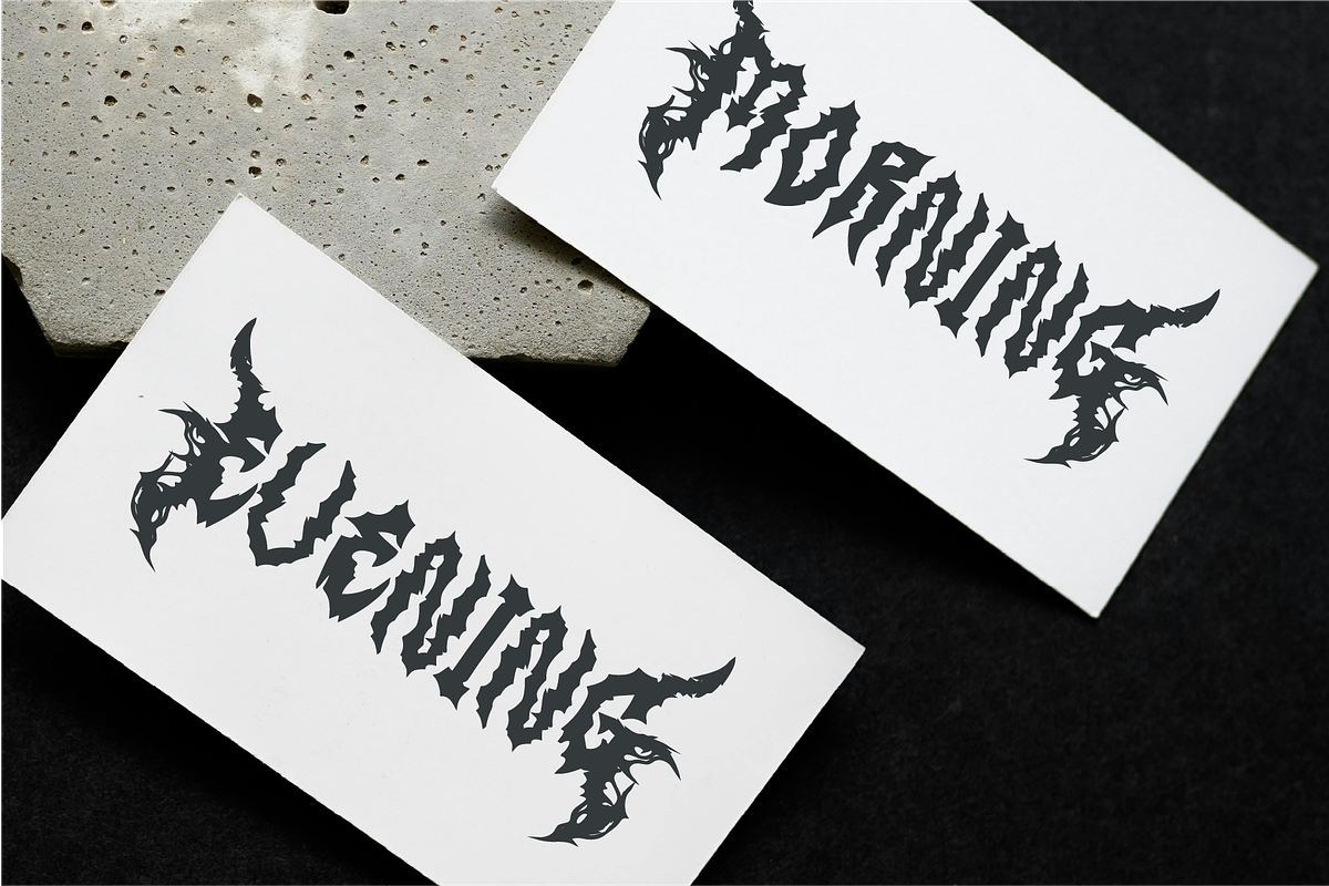 Metallon - Metal Decorative, a Blackletter Font by Indotype Foundry (Photo 7 of 10)