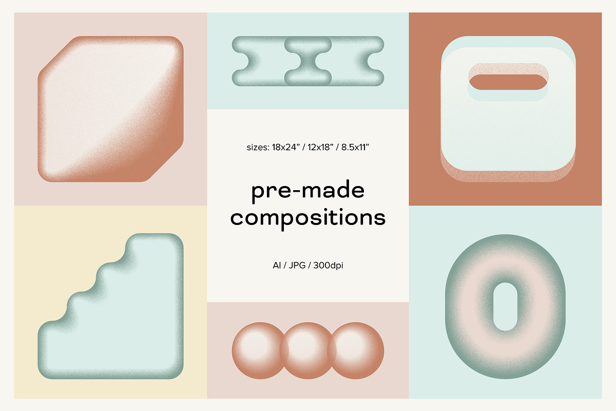Soft Edges - Abstract Forms, an Object Graphic by Paulina Sara Design (Photo 13 of 16)