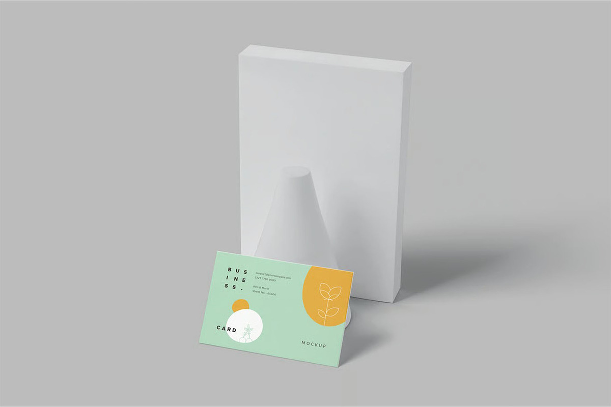 Corporate Business Card Mockups, an Advertising Mockup by megostudi0 (Photo 6 of 6)