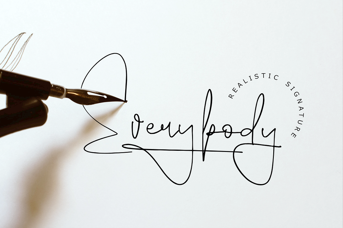 Restonasi Realistic Signature Font, a Script Font by Storytype Studio