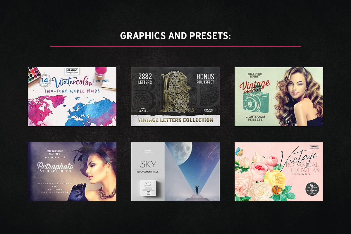 SALE! DESIGNERS ESSENTIAL BUNDLE, a Brushes & More by Graphic Spirit (Photo 10 of 10)