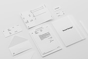 Minimal White Brand Mockup Pack, a Product Mockup by S48 Mockups (Thumbnail 4 of 9)