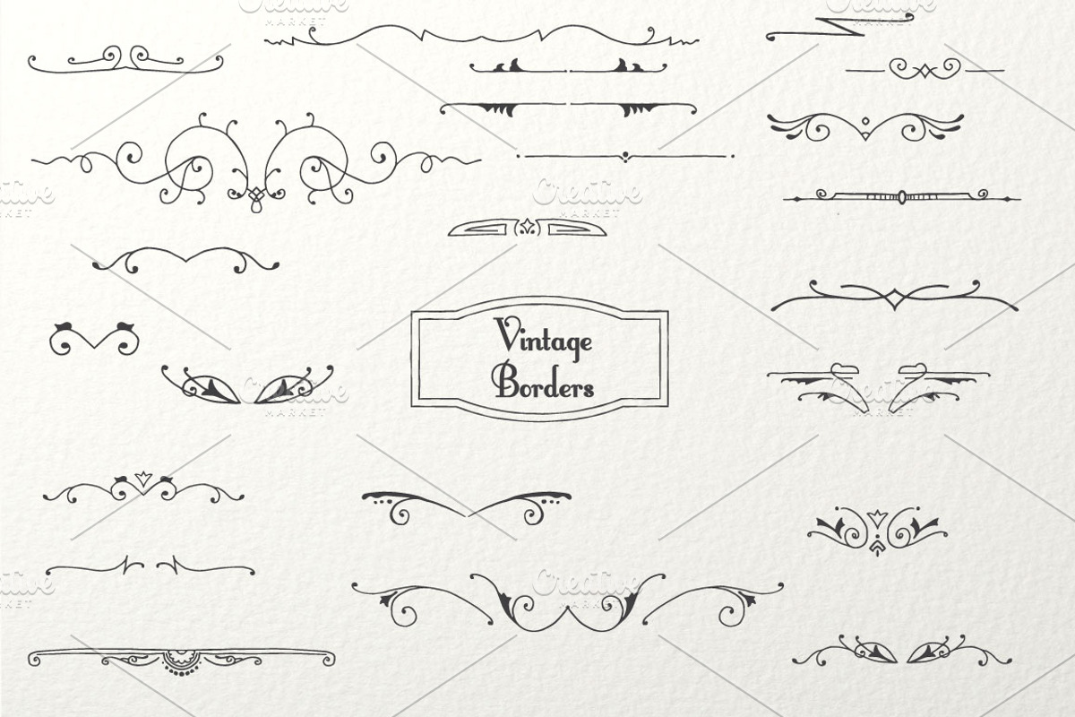 Hand Drawn Vintage Elements, an Object Graphic by Sunny Design (Photo 2 of 5)