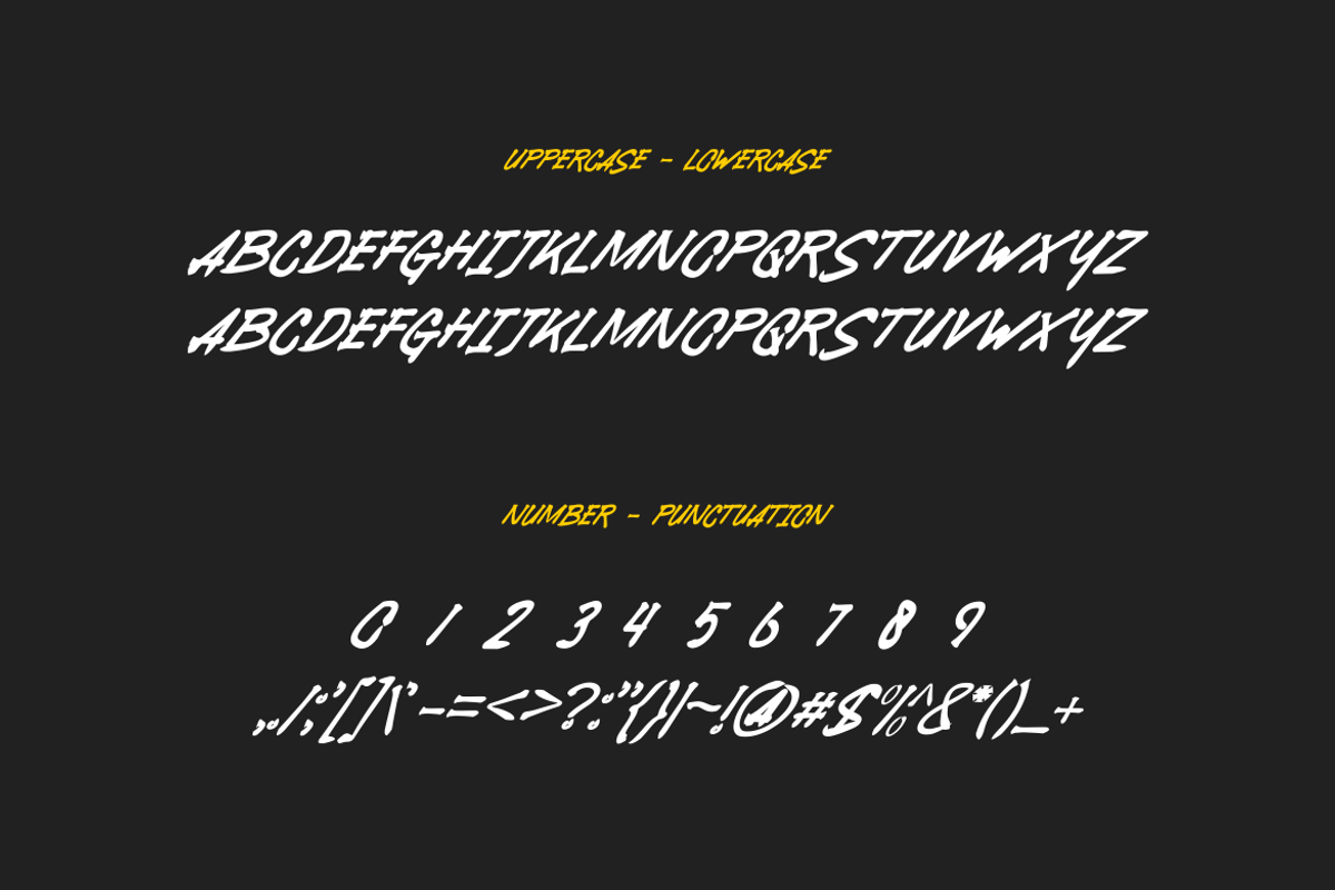 Ghasmen - Font, a Handwritten Font by artchiles_design (Photo 4 of 5)