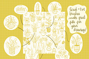Grid, Dot & Line Procreate Brush Set, a Brush Add-On by Sometimes Crafter Studio (Thumbnail 3 of 9)