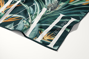 Beach Towel Mockup Set