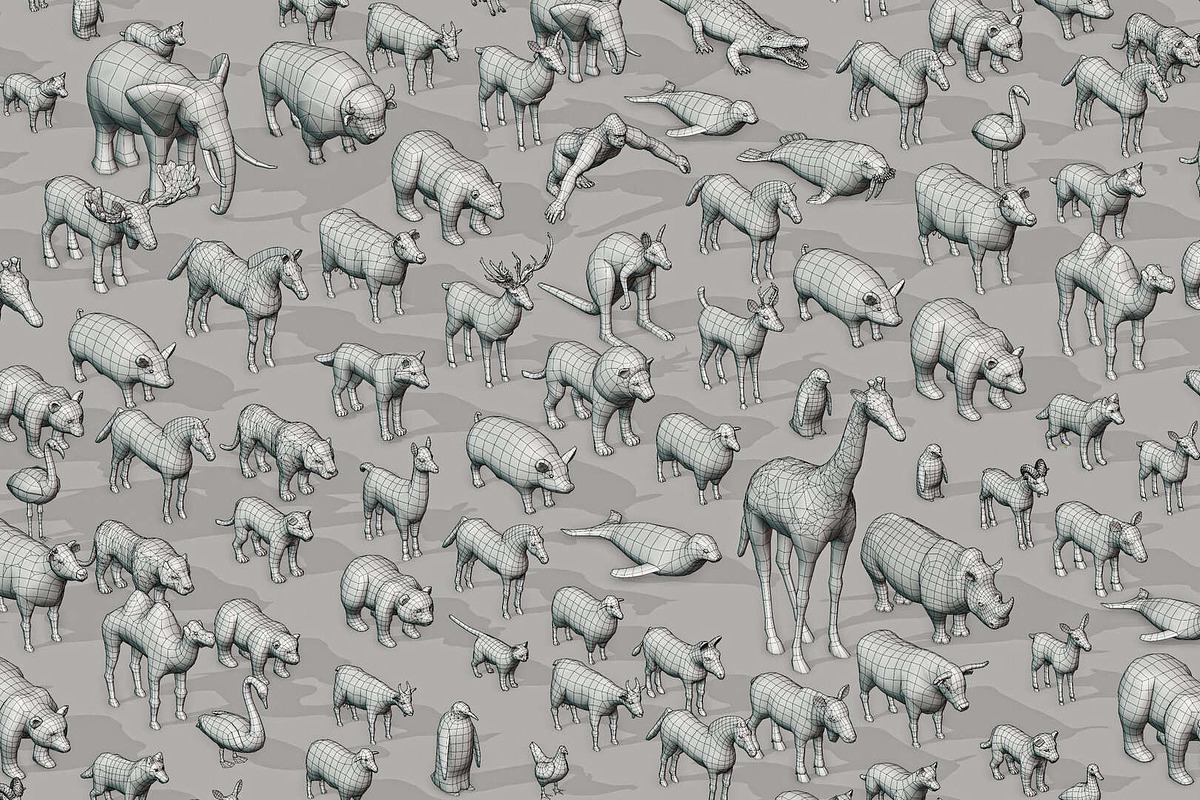 Animals 1, an Animal 3D Model by ithappy (Photo 32 of 32)