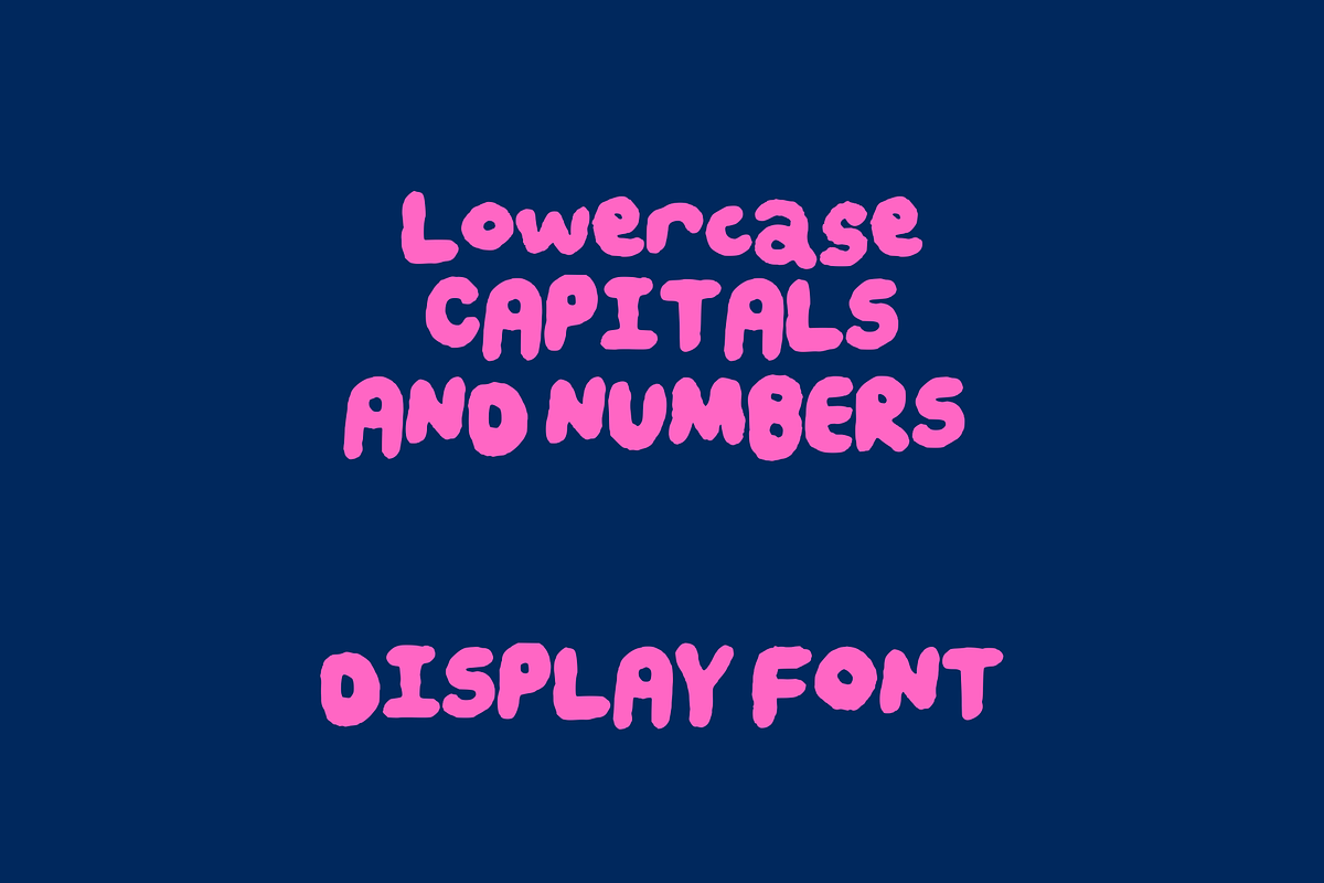 Bobo - For Kids, Brands + Packaging, a Handwritten Font by PlayFont Studio (Photo 3 of 5)