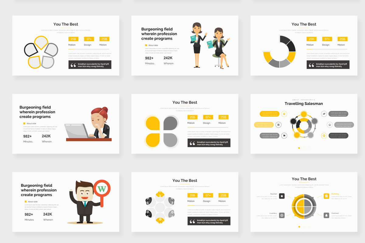 Unisa Creative Keynote Template, a Presentation Template by One Percent Studio (Photo 15 of 17)