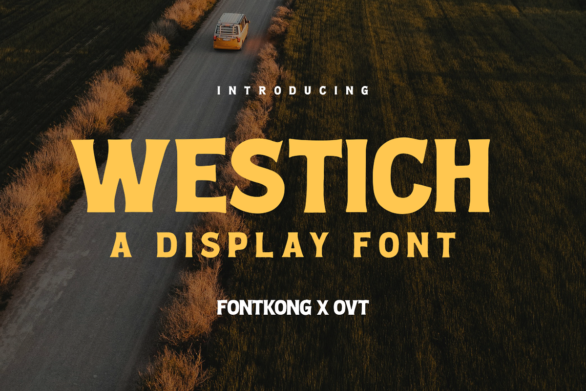 Westich - Bold Display Font, a Serif Font by overlaytemplates (Photo 1 of 5)