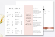 Salon Bi-Fold Brochure Template, a Brochure Template by Marham Labeling Co (Thumbnail 2 of 3)