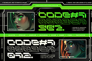 Kaeshi - Modern Techno Typeface, a Handwritten Font by MaikoHatta (Thumbnail 4 of 8)