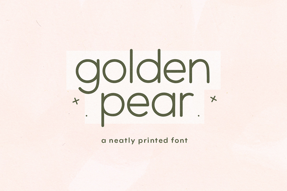 Golden Pear | Cute Sans Font, a Sans Serif Font by KA Designs (Photo 1 of 10)