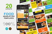 Food Email Marketing Canva Template, a Templates & Theme by Waliullah Solutions (Thumbnail 1 of 7)