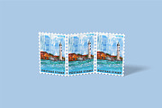 Postage Stamp Mockups Collection, a Flyer Template by Compositing Studio (Thumbnail 16 of 22)