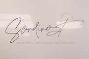 Scandinest - Signature With Ligature, a Script Font by Dirtytemp Studio (Thumbnail 4 of 16)