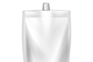 Blank Doy Pack With Spout Lid