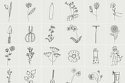 Hand Drawn Botanical vector icons, an Outline Icon by Sasha Mitkalova (Thumbnail 2 of 3)