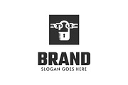 Padlock and chain logo design, an Object Graphic by nicemorning (Thumbnail 1 of 2)
