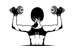 Logo for fitness clubs
