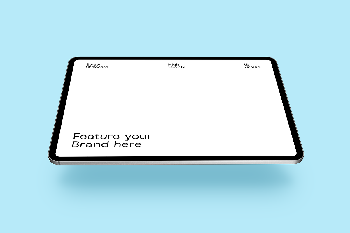 Apple iPad Pro 13-inch M4 Mockup, an iPad Mockup by Mockupdaddy (Photo 12 of 22)