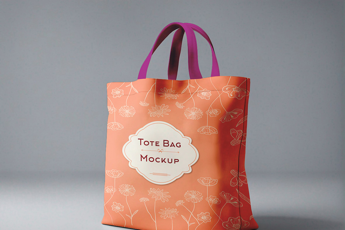 Tote Bag Mockup, a Merchandise Mockup by 3djagan (Photo 4 of 6)
