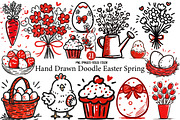 Hand Drawn Doodle Easter Spring Clip, an Illustration by Designworld (Thumbnail 1 of 6)