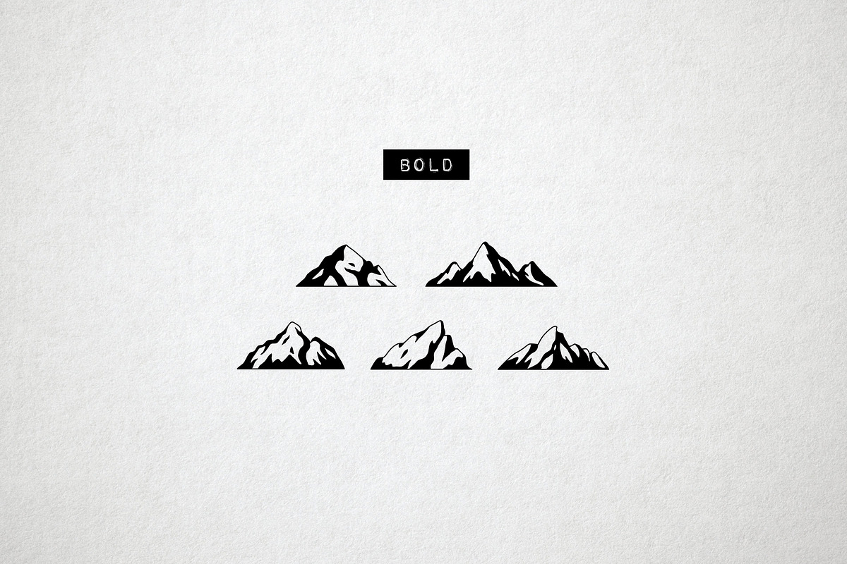 45 Mountain Icons - Logo Icons, an Icon by Hatch Design Workshop (Photo 9 of 12)