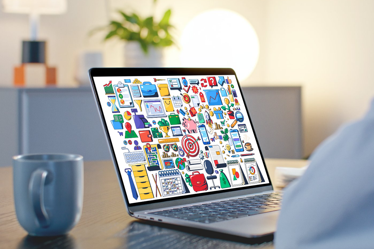 Business Clipart - 100 Elements, a Finance Illustration by barsrsind (Photo 2 of 3)