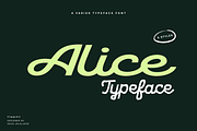 Alice - Perfectly imperfect Typeface, a Script Font by Tyasify (Thumbnail 1 of 14)