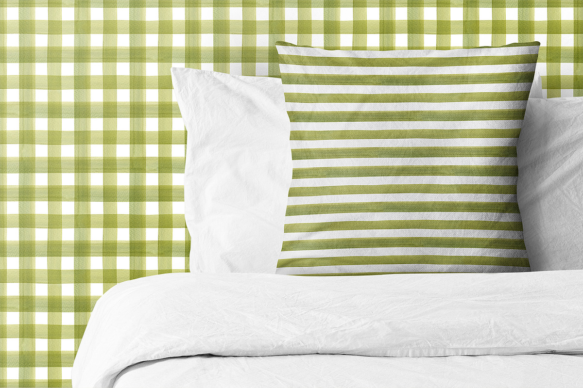 Olive abstract patterns watercolor, a Texture Illustration by YarovaArt (Photo 13 of 21)