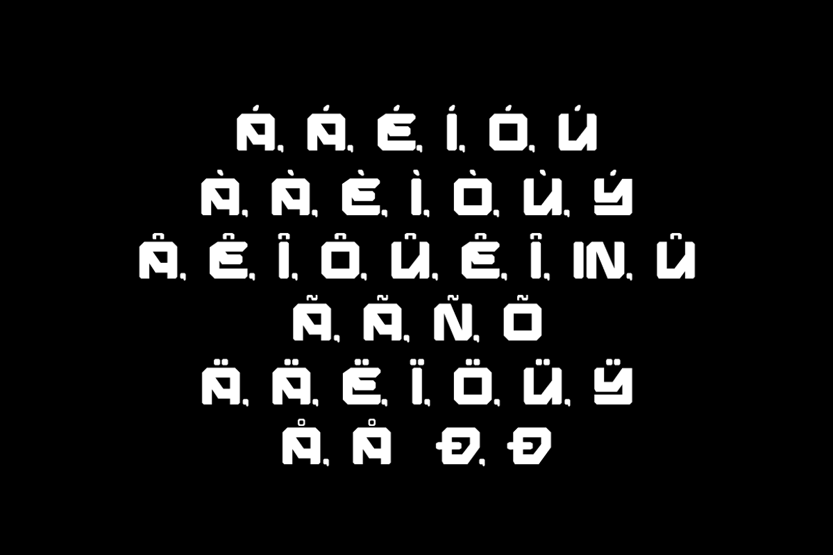 Golden Standar - Futuristic Font, a Sans Serif Font by Iqsiart Studio (Photo 3 of 9)