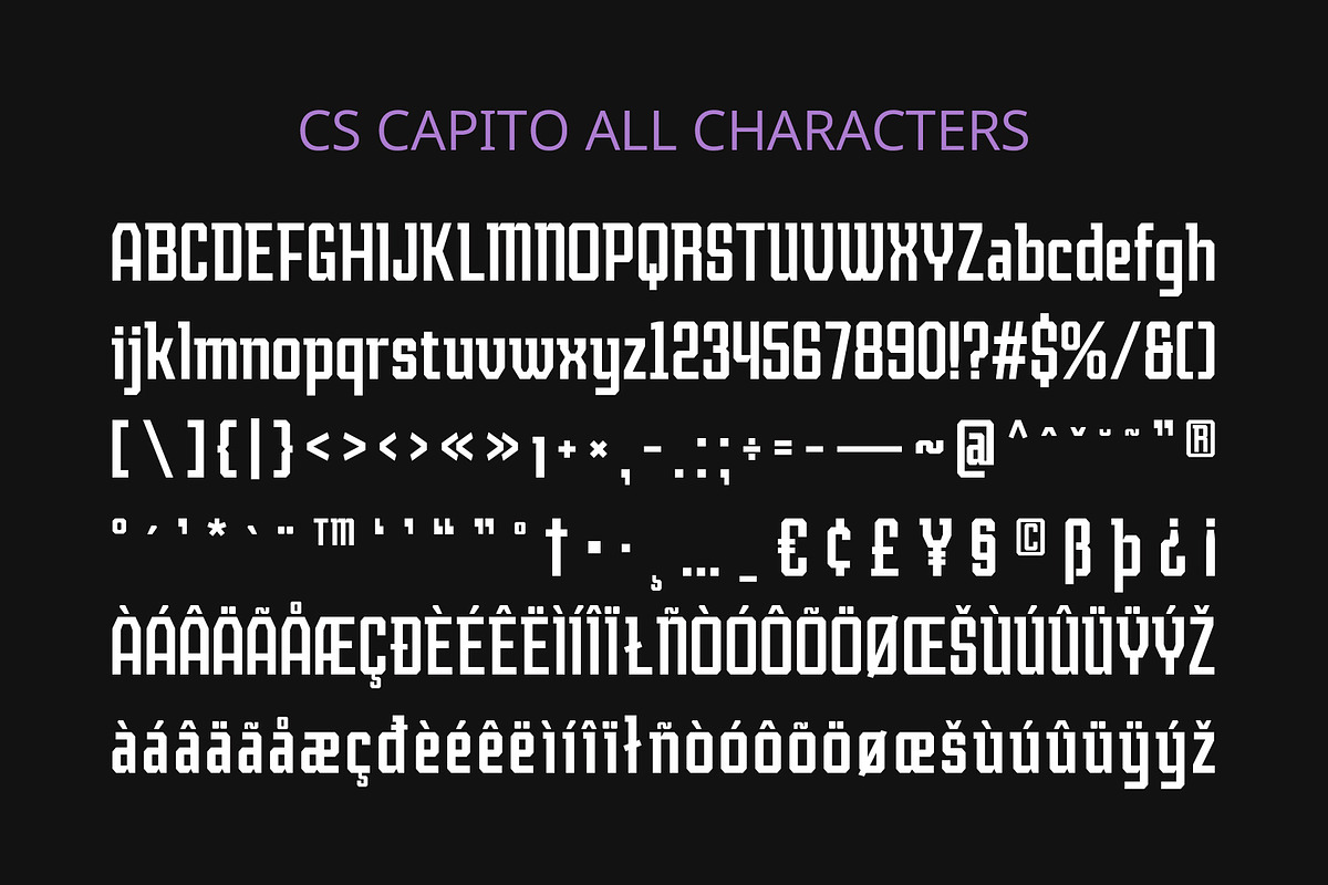CS Capito – Sporty Font, a Sans Serif Font by Craft Supply Co. (Photo 8 of 8)