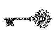 Ornamental Vintage Key SVG Bundle, an Illustration by Gaye Art (Thumbnail 8 of 31)