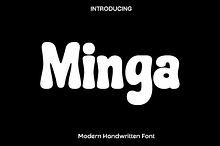 Minga - Playful Handwritten Font