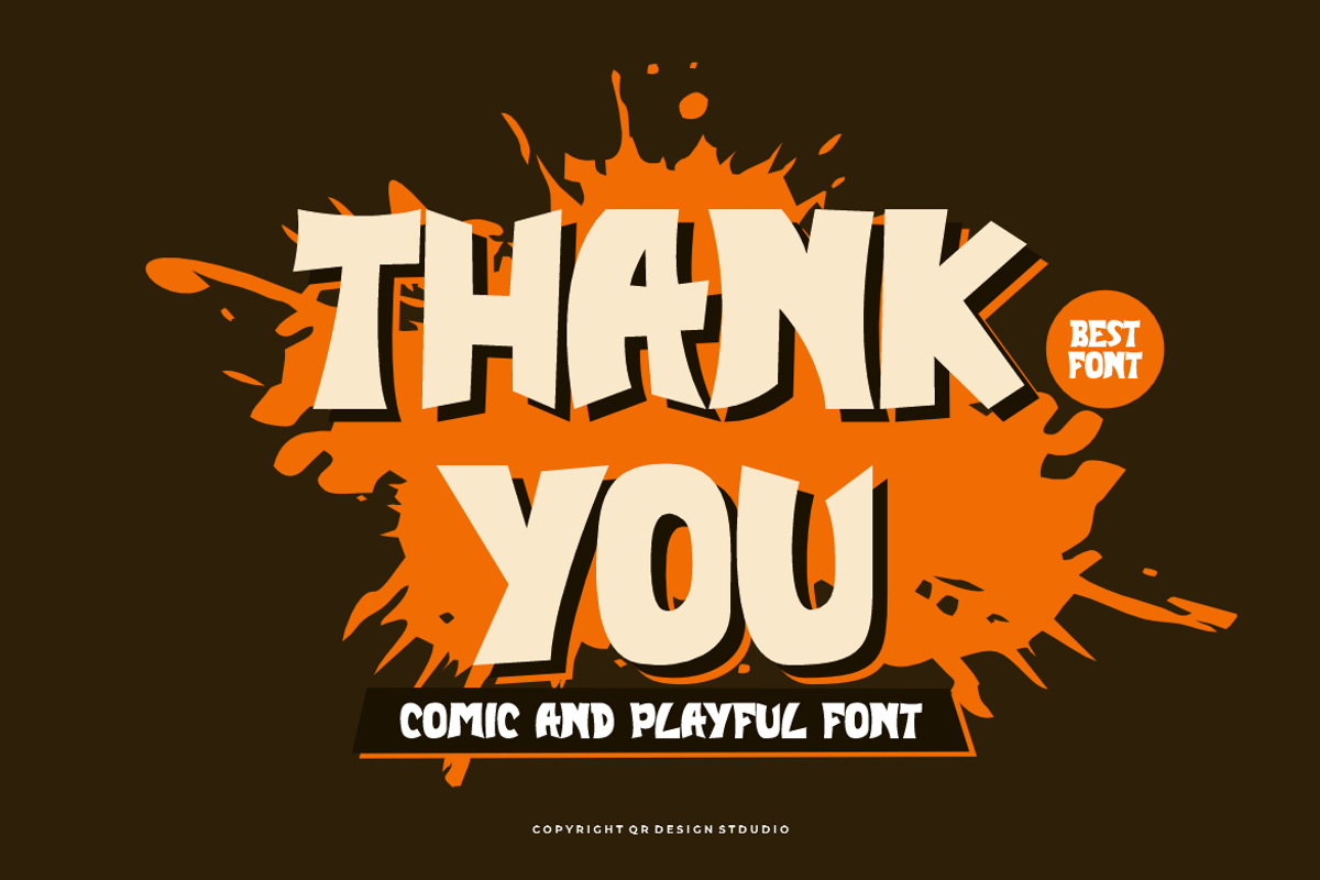 Zomick Westoy - Comic Font, a Sans Serif Font by QR Design Studio (Photo 7 of 7)