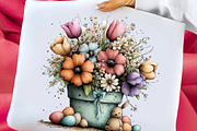 Easter Gift Basket Clipart, an Illustration by Libby Wishes (Thumbnail 3 of 9)